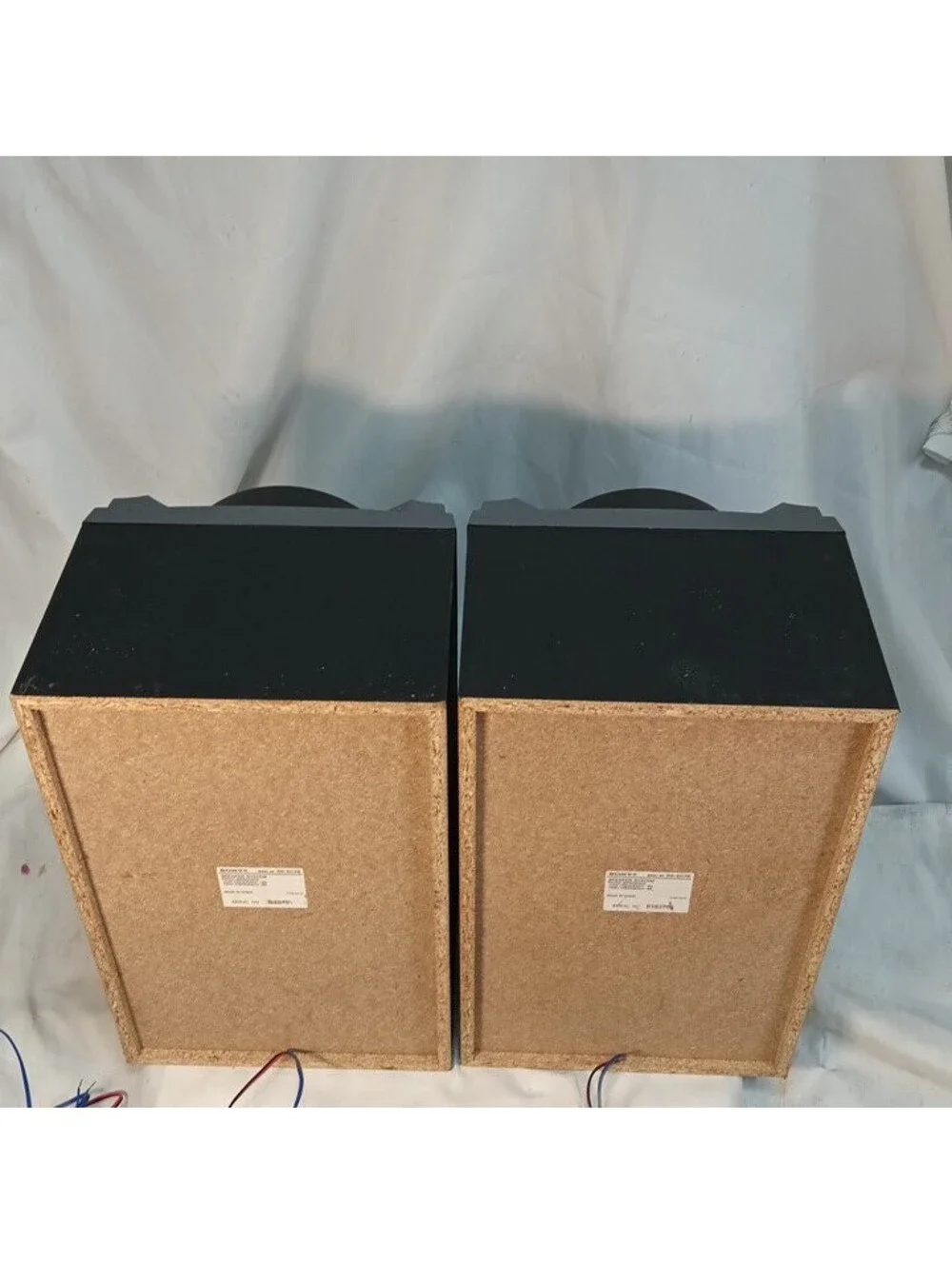 Sony SS-EC78 Bookshelf Speakers Pair Dual Woofer Black Wired Stereo Tested